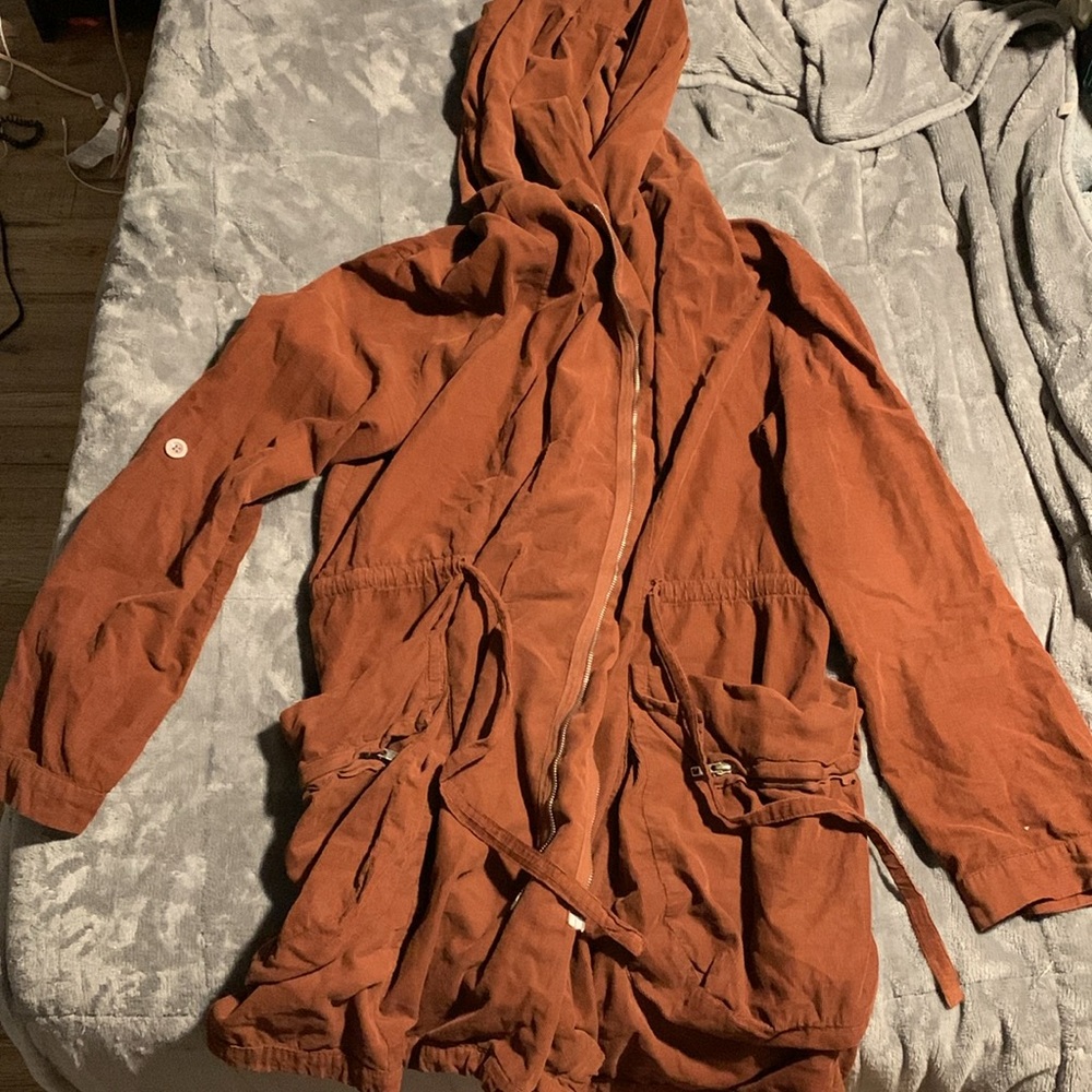 Free People Utility Jacket In Rust - Picture 5 of 6
